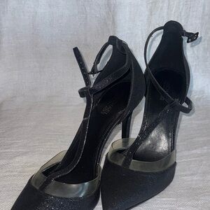 Sparkly Elegant Black Michael Kors High Heels